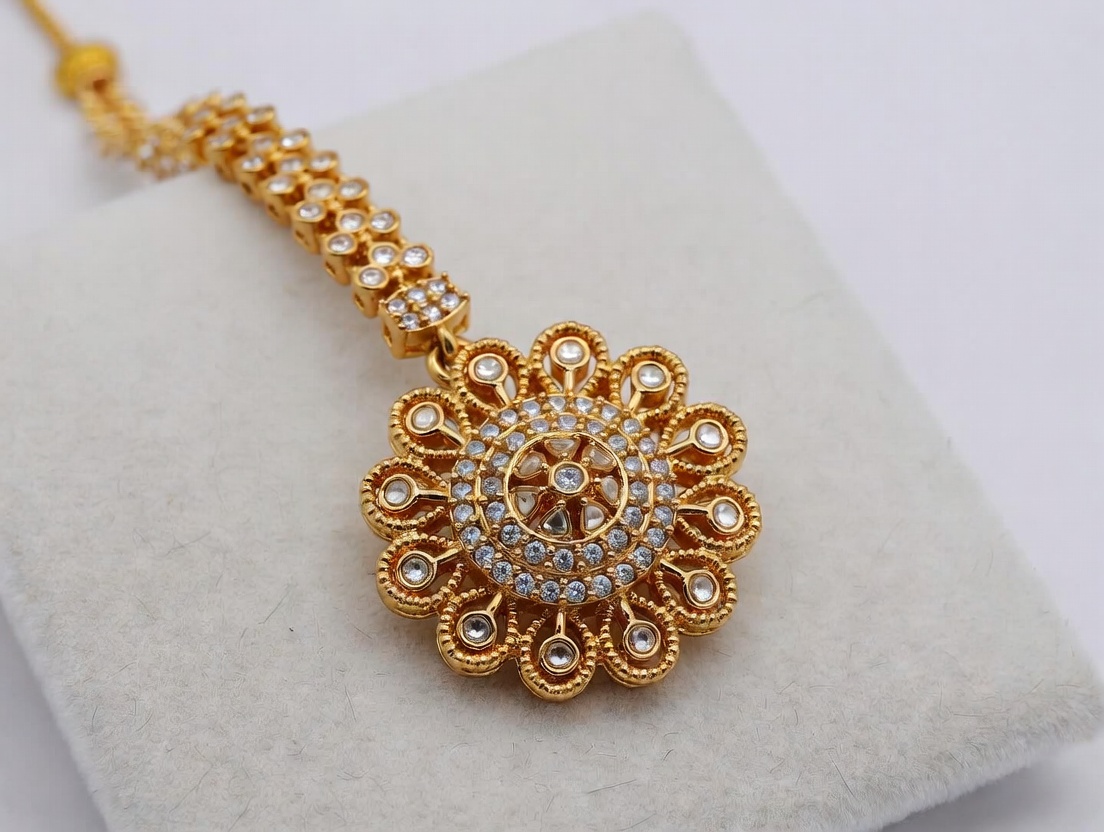 Gold Plated Maang Tikka